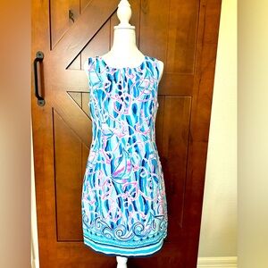 EUC Lilly Pulitzer Mila Stretch Shift in Reel Nauti
